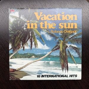 Vintage Vinyl Record Vacation in the Sun